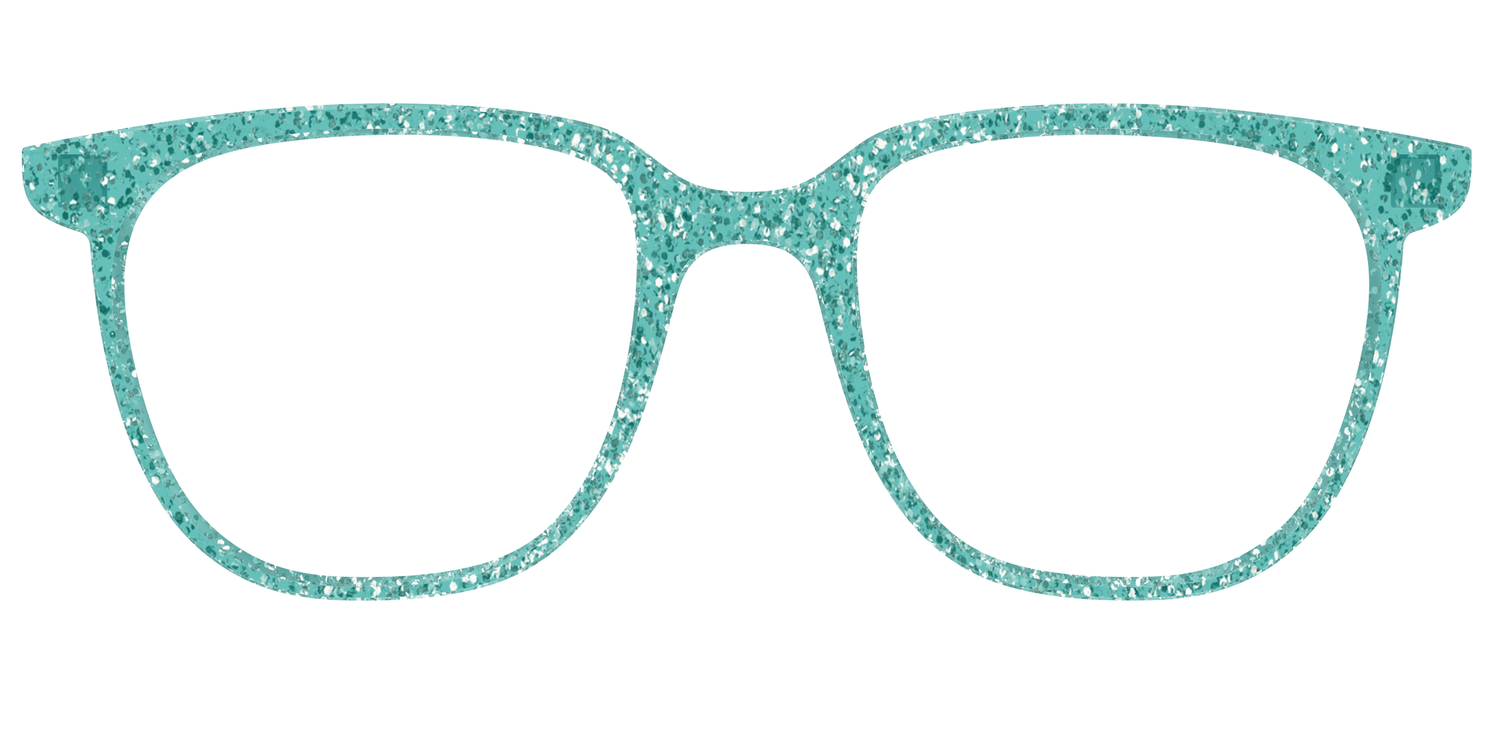 The Mint Sparkle - Front Top Image - Pair Eyewear