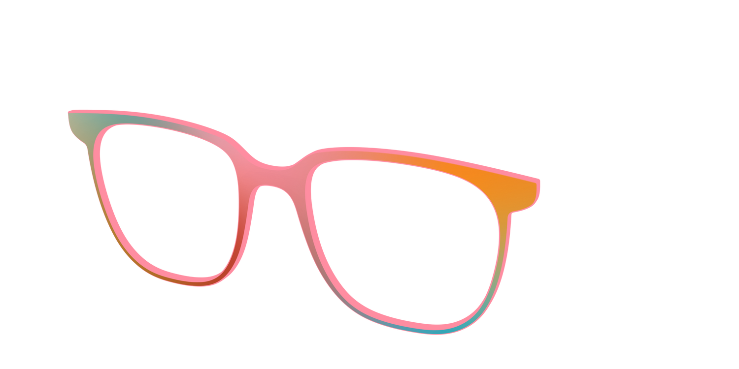 The Mirage Gradient - Angle Top Image - Pair Eyewear