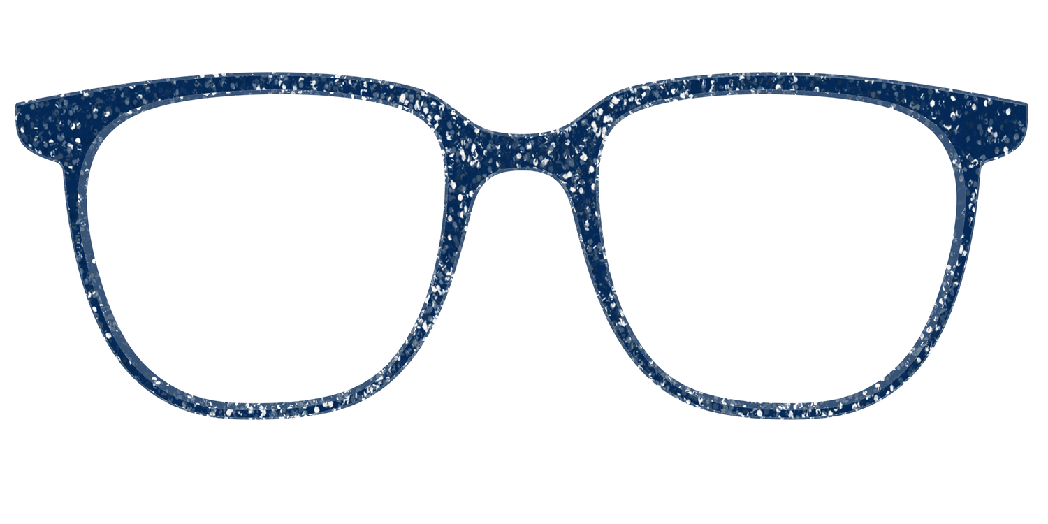 The Navy Sparkle - Front Top Image - Pair Eyewear