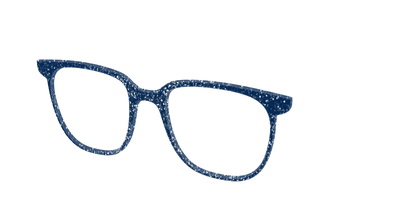 The Navy Sparkle - Angle Top Thumbnail - Pair Eyewear