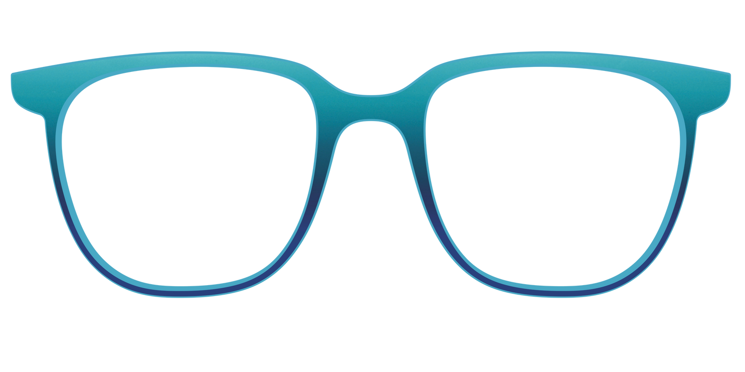 The Ocean Blue - Front Top Image - Pair Eyewear