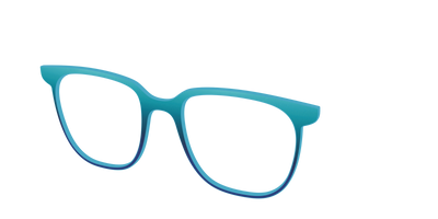 The Ocean Blue - Angle Top Thumbnail - Pair Eyewear