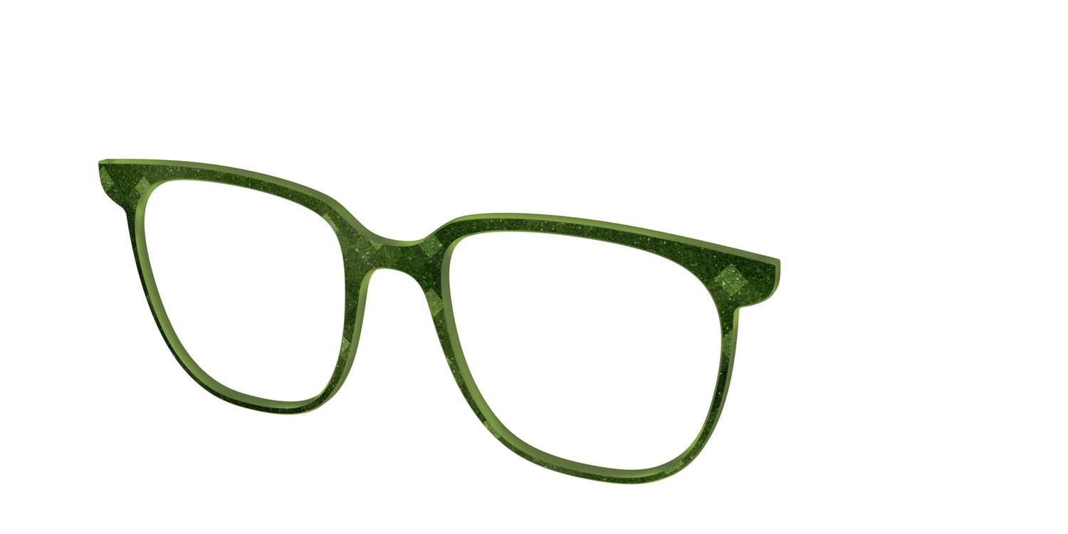 The Olive Geo - Angle Top Image - Pair Eyewear
