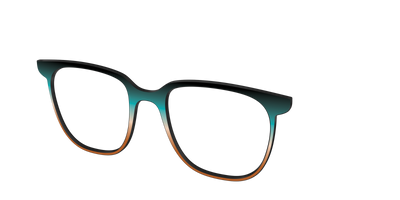 The Onyx to Rust Gradient - Angle Top Thumbnail - Pair Eyewear