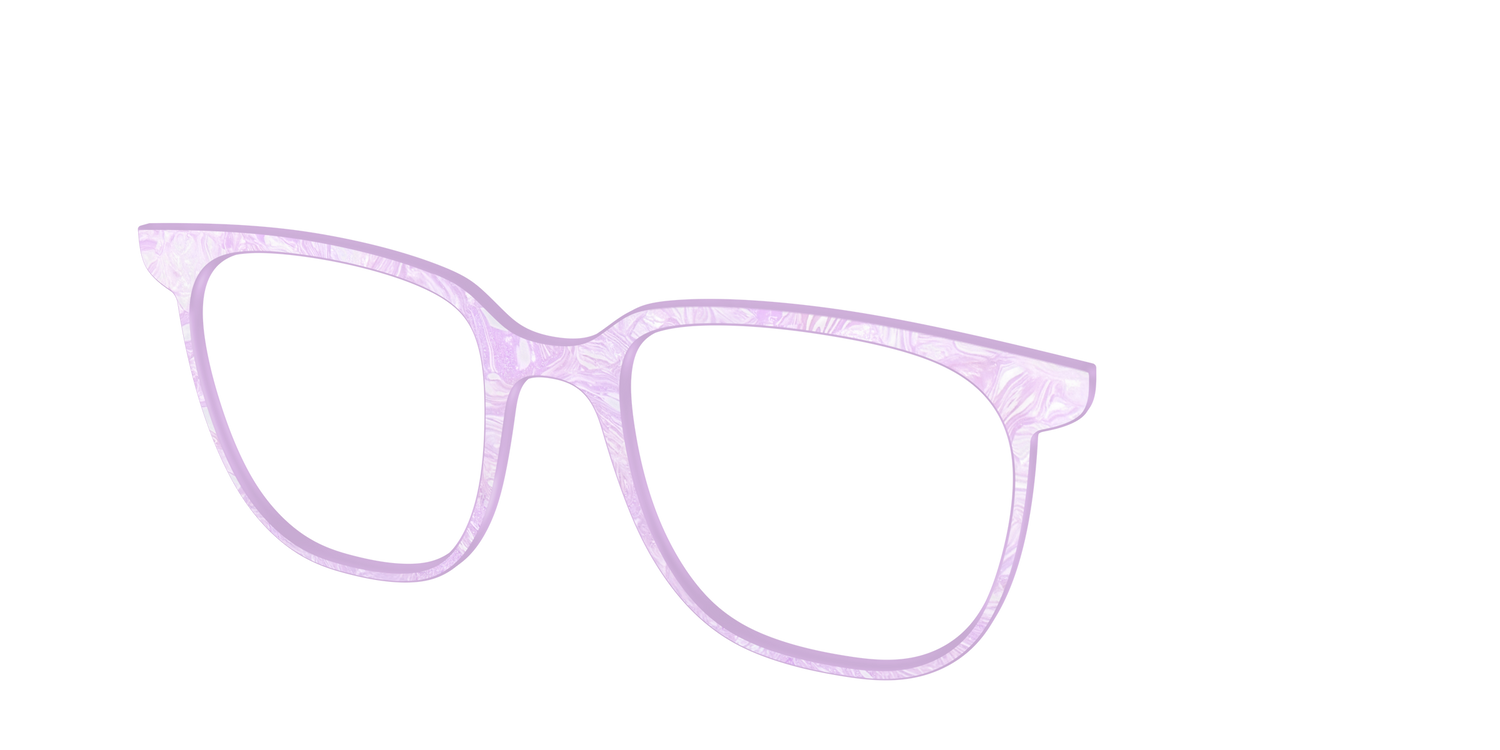 The Pale Iris Pearl Marble - Angle Top Image - Pair Eyewear