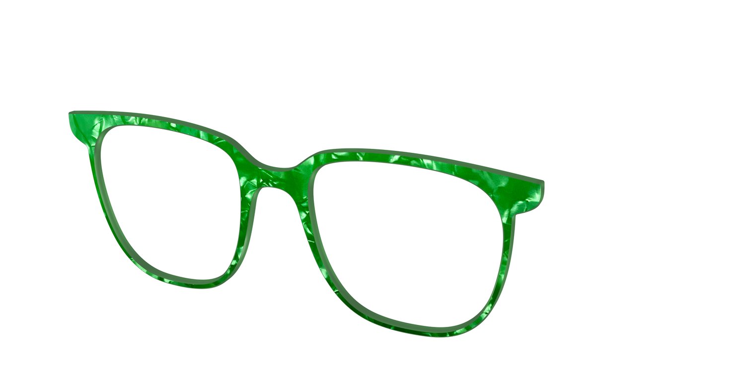 The Peridot Pearl Marble - Angle Top Image - Pair Eyewear