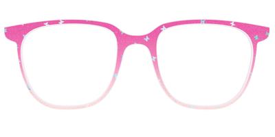 The Pink Butterfly Sparkle Crystal - Front Top Thumbnail - Pair Eyewear
