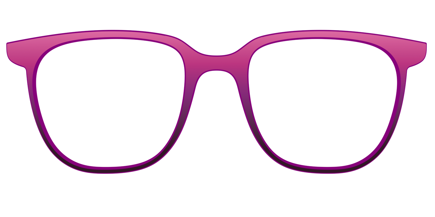 The Pink to Plum Gradient - Front Top Image - Pair Eyewear