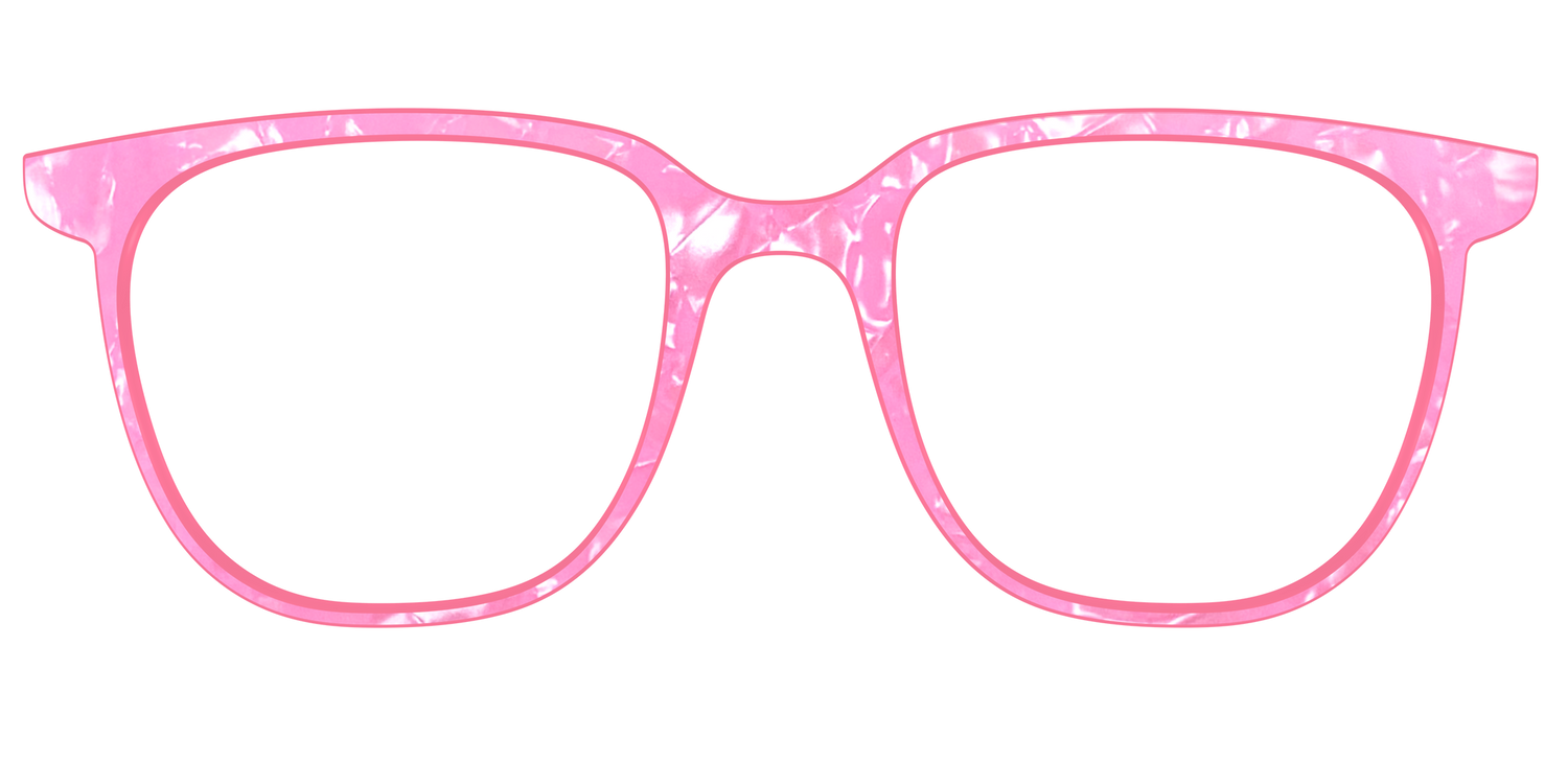 The Pink Tourmaline Pearl Marble - Front Top Image - Pair Eyewear