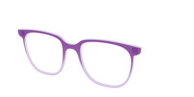 The Plum to Lilac Gradient Crystal - Angle Top Thumbnail - Pair Eyewear