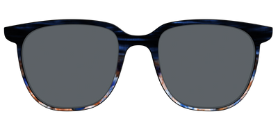 The Polarized Blue Horn Tortoise Sun Top - Front Top Thumbnail - Pair Eyewear