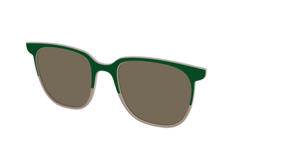 The Polarized Cedar & Sap Crystal Split Sun Top - Angle Top Thumbnail - Pair Eyewear