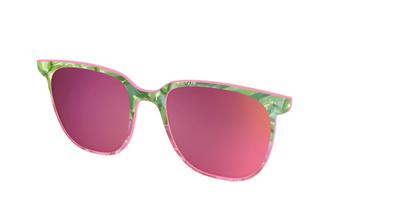 The Polarized Kiwi & Guava Pearl Sun Top - Angle Top Thumbnail - Pair Eyewear