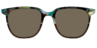 The Polarized Mirage Split with Gold Foil Sun Top - Front Top Thumbnail - Pair Eyewear