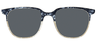 The Polarized Navy to Taupe Pearl Split Sun Top - Front Top Thumbnail - Pair Eyewear
