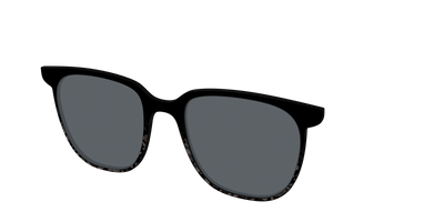The Polarized Shaded Tortoise Sun Top - Angle Top Thumbnail - Pair Eyewear