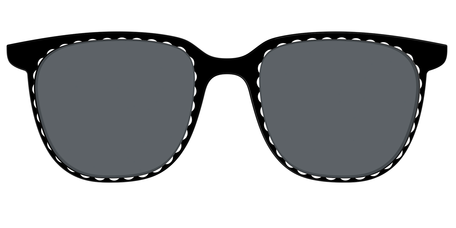 The Polarized Stylish Daisy Sun Top - Front Top Image - Pair Eyewear