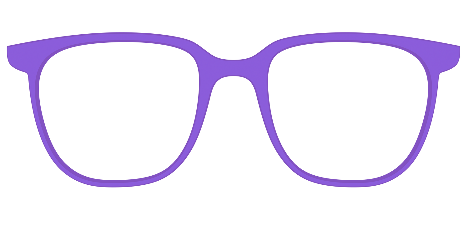 The Purple - Front Top Image - Pair Eyewear