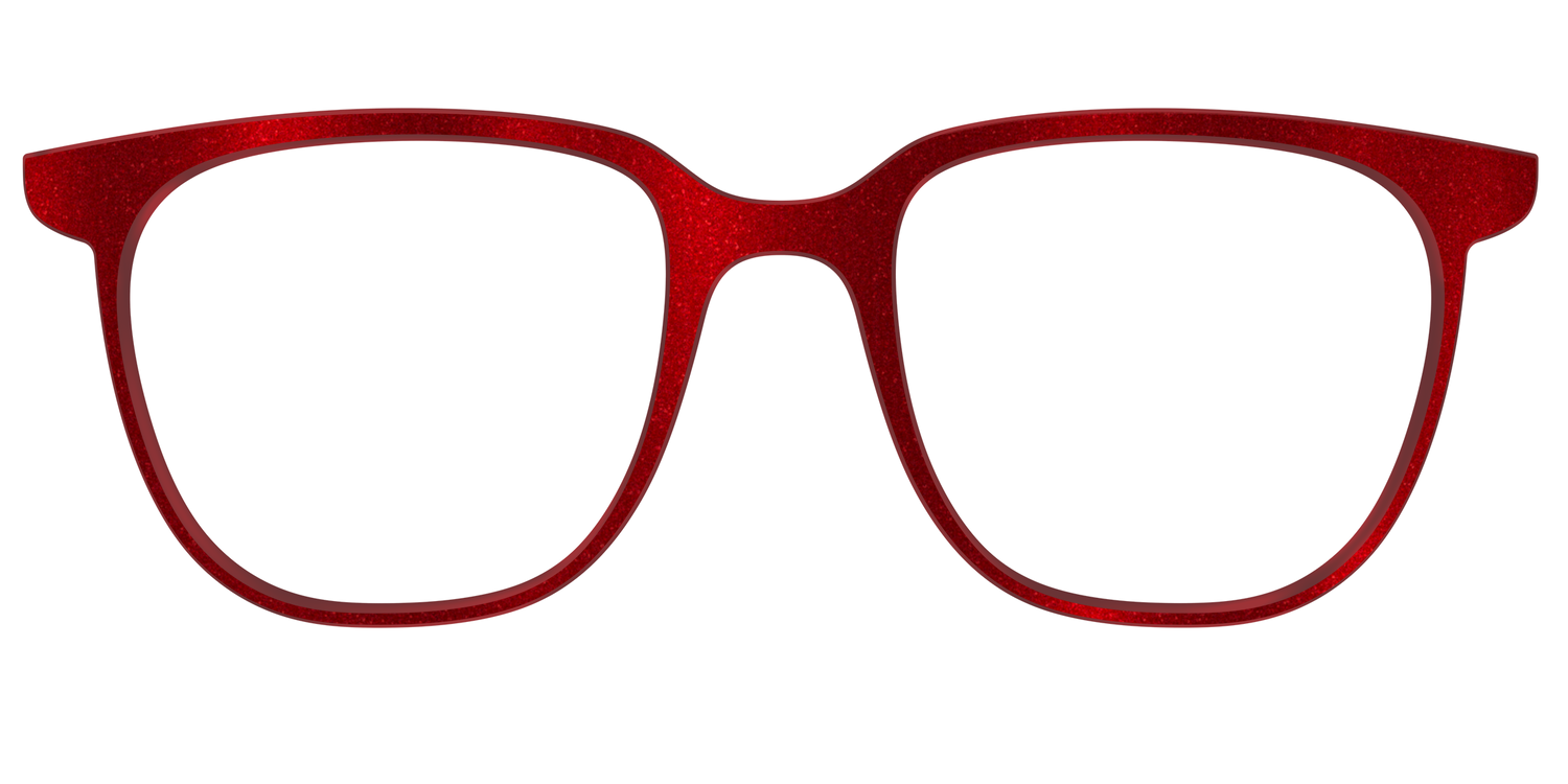 The Red Shimmer - Front Top Image - Pair Eyewear