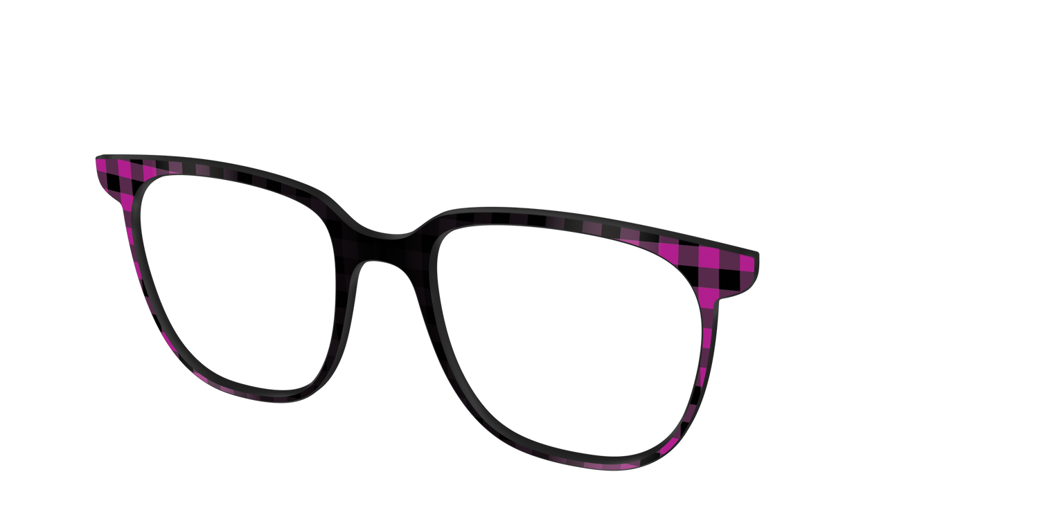 The Reimagined Plaid - Angle Top Image - Pair Eyewear