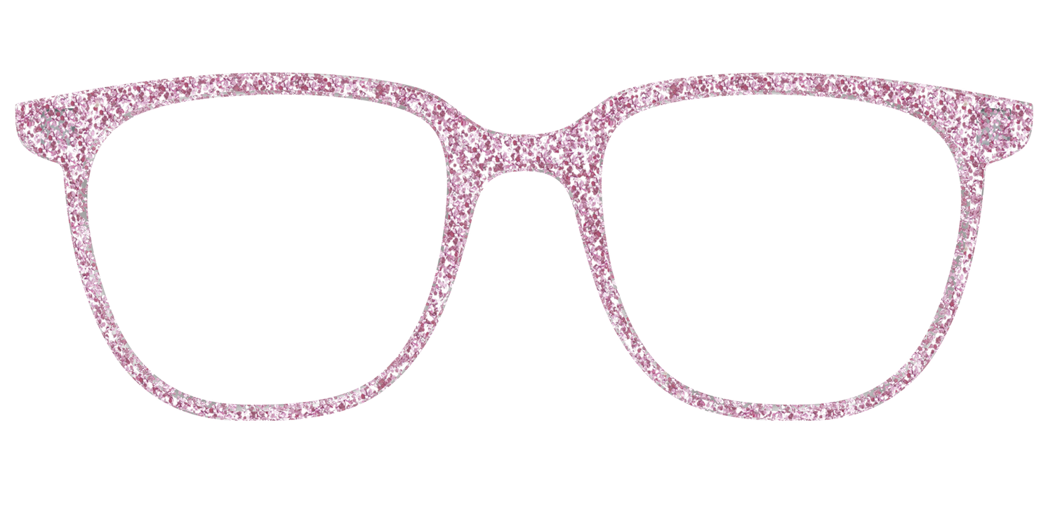 The Rose Gold Sparkle - Front Top Image - Pair Eyewear