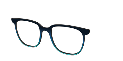 The Royal Blue to Seafoam Gradient - Angle Top Thumbnail - Pair Eyewear