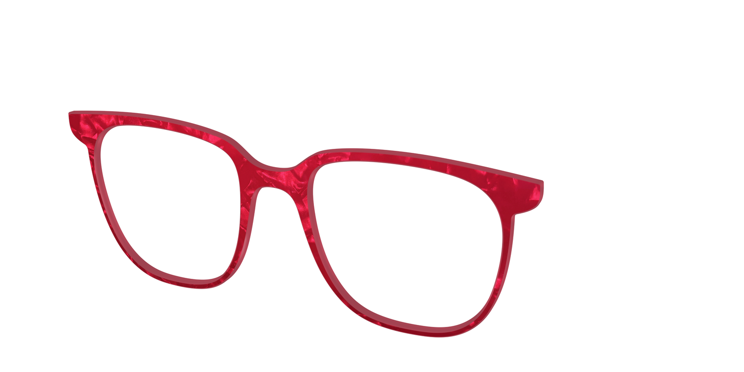The Ruby Pearl Marble - Angle Top Image - Pair Eyewear
