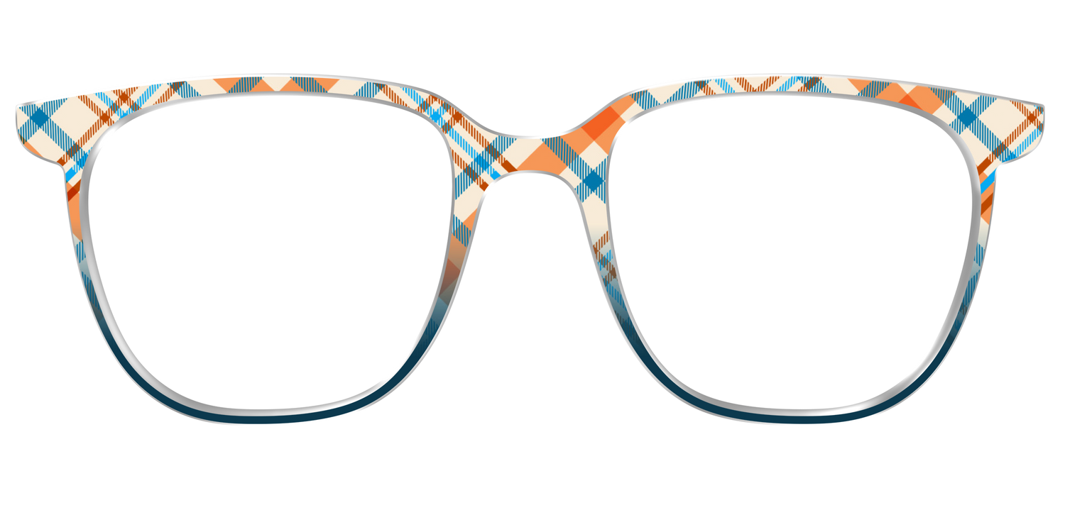 The Sailing Plaid - Front Top Image - Pair Eyewear