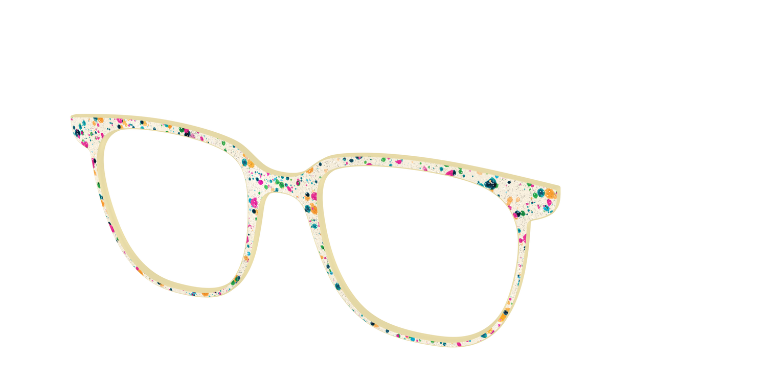 The Shimmer Speckled Egg - Angle Top Image - Pair Eyewear