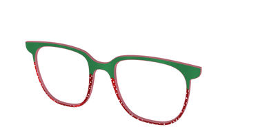 The Shimmer Strawberry - Angle Top Thumbnail - Pair Eyewear
