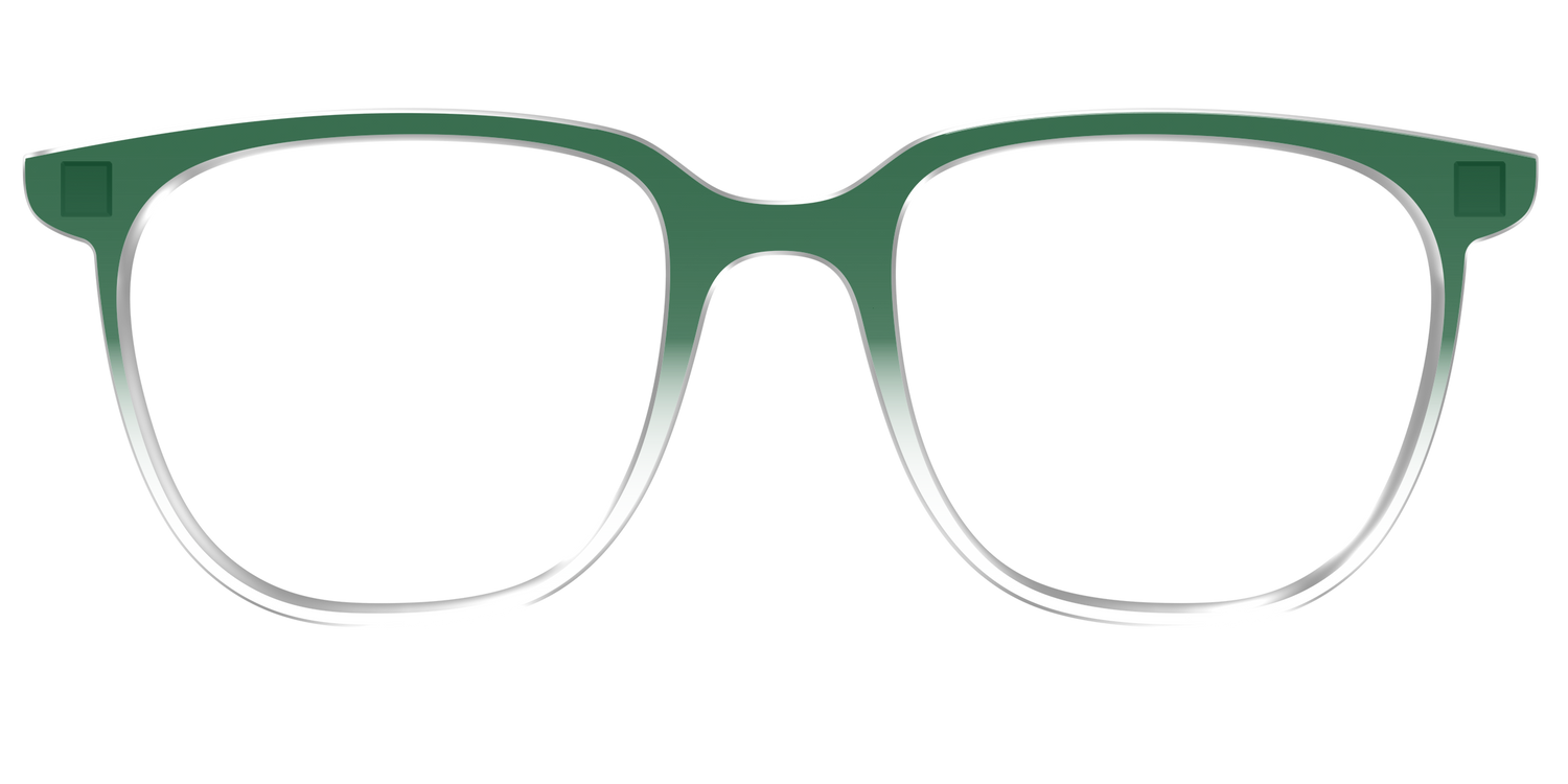 The Spruce Gradient Crystal - Front Top Image - Pair Eyewear