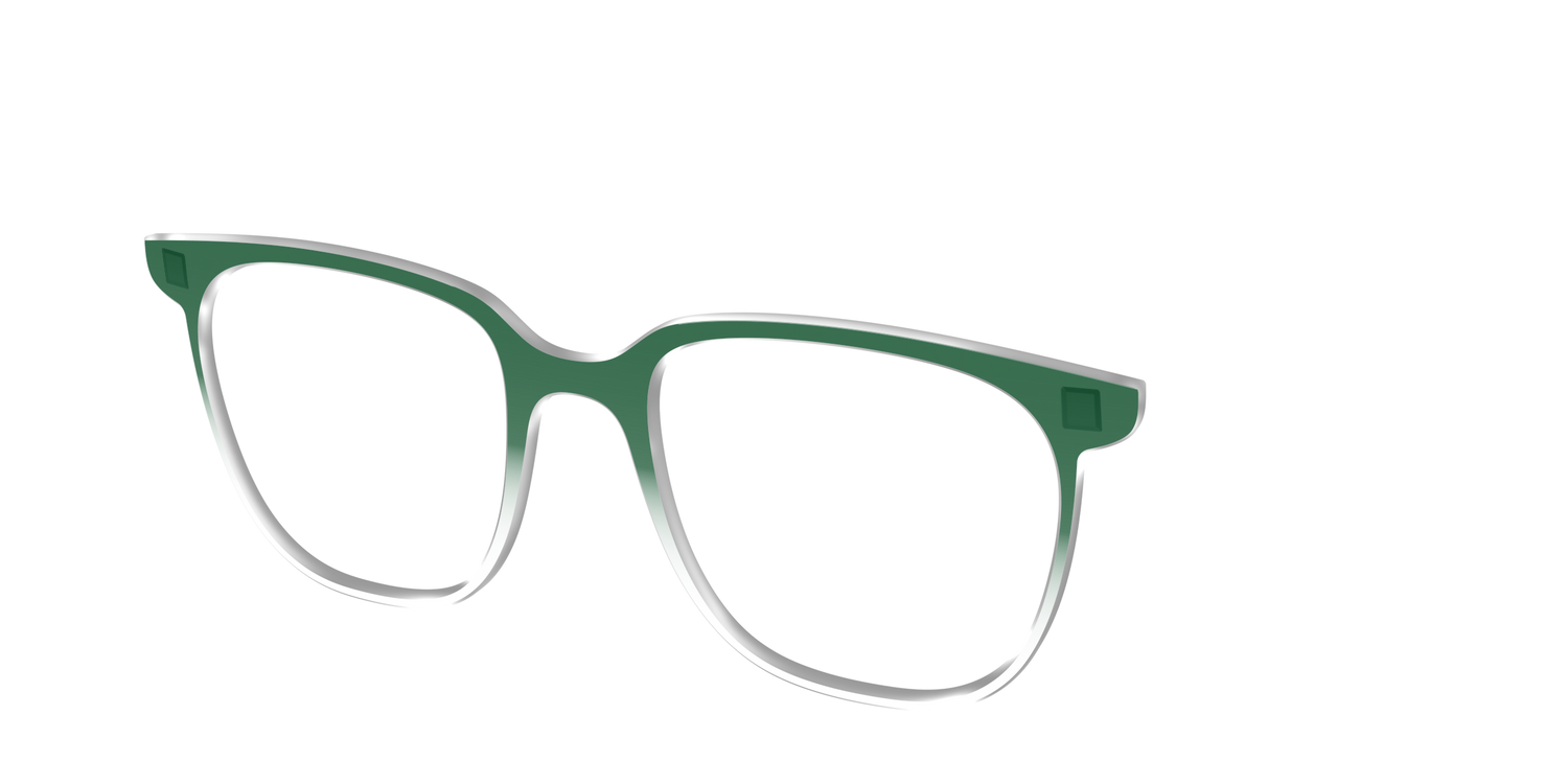 The Spruce Gradient Crystal - Angle Top Image - Pair Eyewear