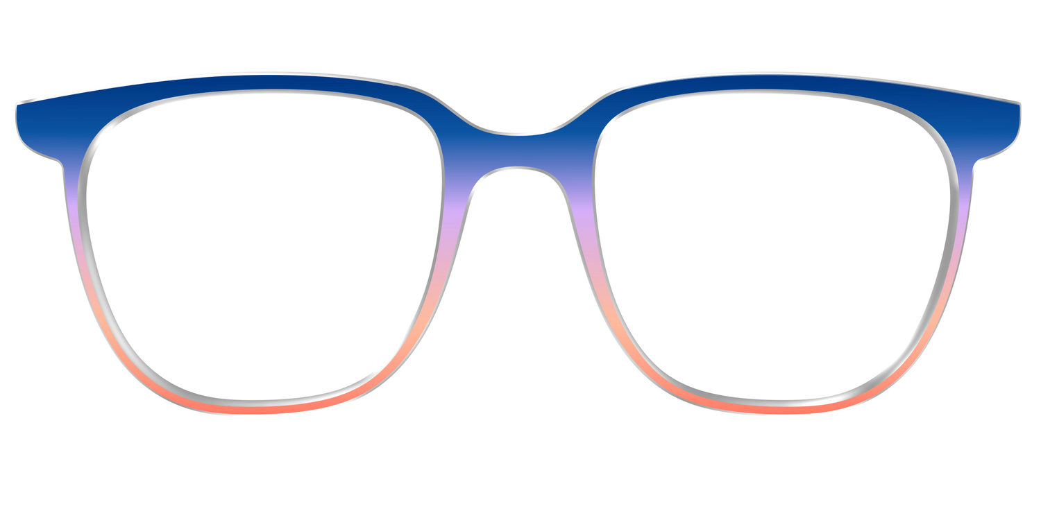 The Sundown Gradient - Front Top Image - Pair Eyewear