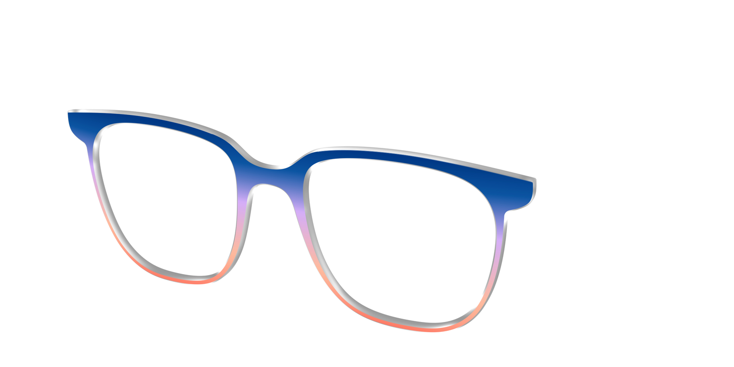The Sundown Gradient - Angle Top Image - Pair Eyewear