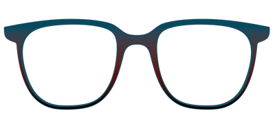 The Teal to Espresso Gradient - Front Top Thumbnail - Pair Eyewear
