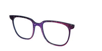 The Twilight Sky with Holographic Glitter - Angle Top Thumbnail - Pair Eyewear