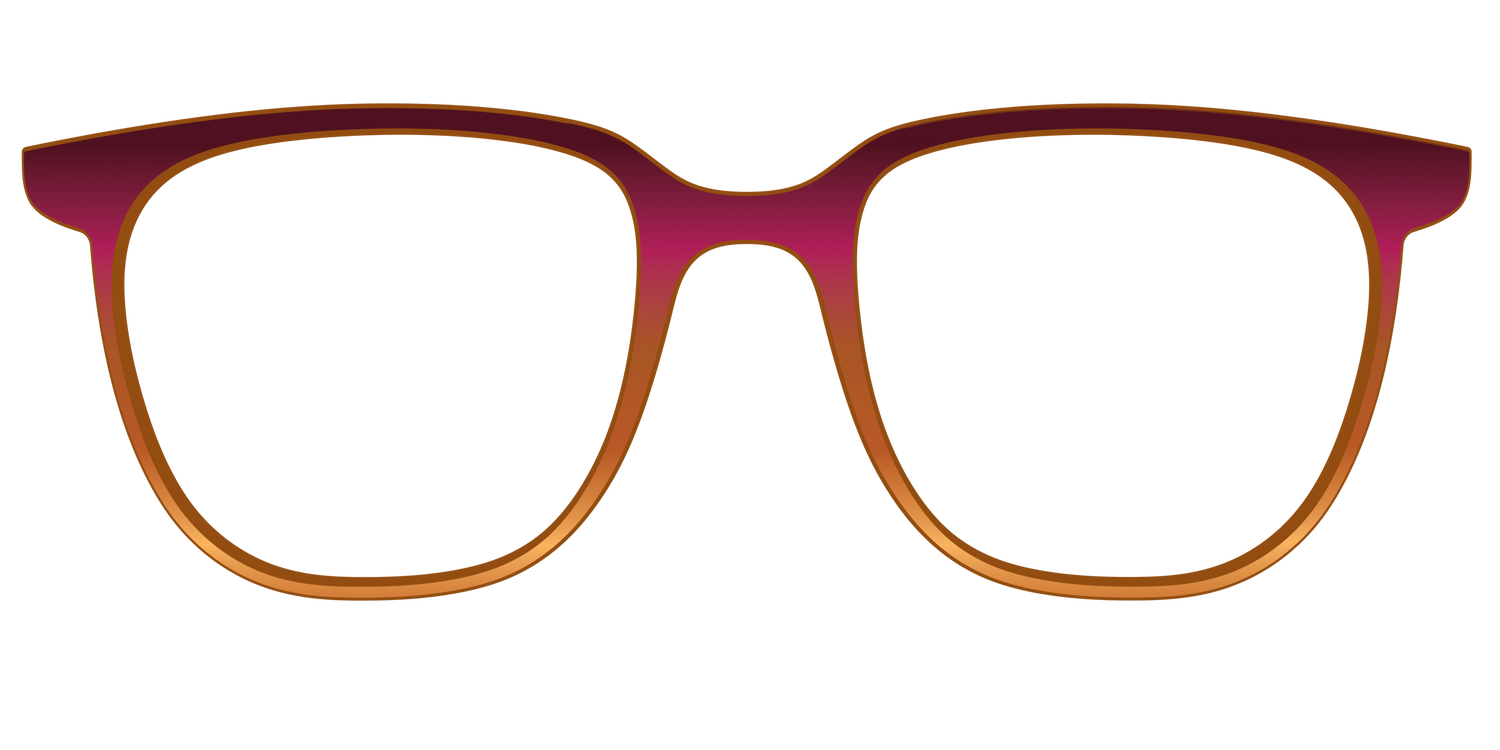 The Umber to Ochre Gradient - Front Top Image - Pair Eyewear