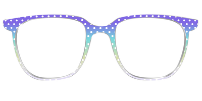 The Violet to Thistle Gradient Polka Dot - Front Top Thumbnail - Pair Eyewear