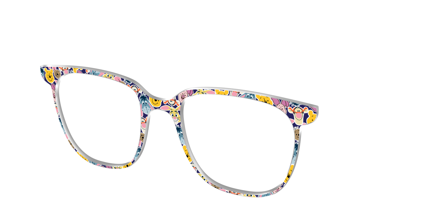 Winnie the Pooh & Friends Stickers - Angle Top Image - Pair Eyewear