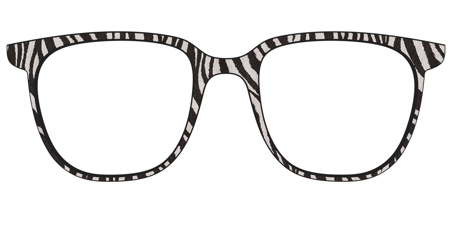 The Zebra Stripes - Front Top Image - Pair Eyewear
