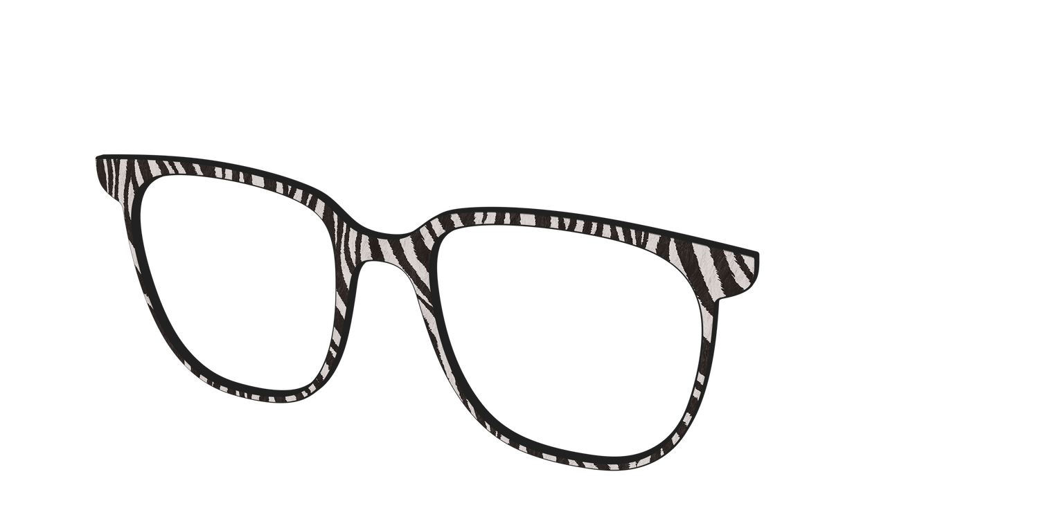 The Zebra Stripes - Angle Top Image - Pair Eyewear