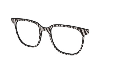 The Zebra Stripes - Angle Top Thumbnail - Pair Eyewear