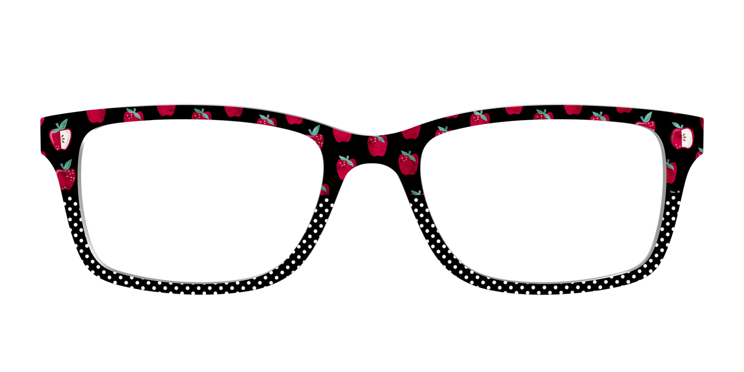 The Apple Polka Dot Split - Front Top Image - Pair Eyewear