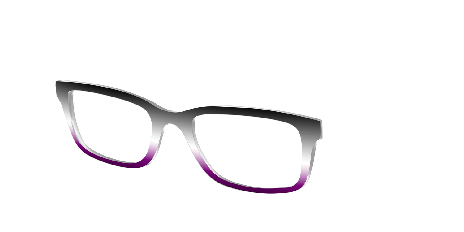 The Asexual Gradient - Angle Top Image - Pair Eyewear