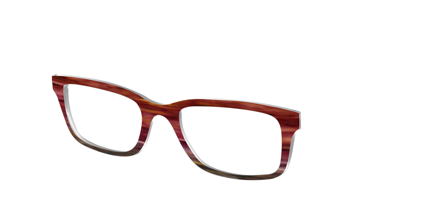 The Auburn Gradient Horn - Angle Top Image - Pair Eyewear
