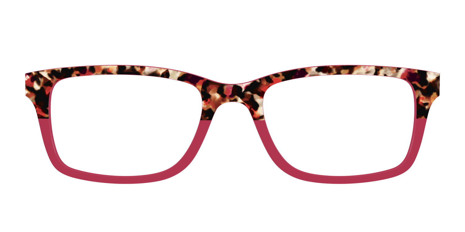 The Auburn Tortoise Crystal Split - Front Top Image - Pair Eyewear