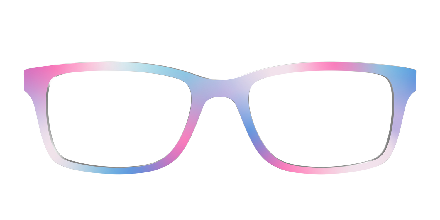 The Bigender Gradient - Front Top Image - Pair Eyewear