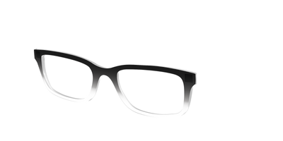 The Black Gradient Crystal - Angle Top Thumbnail - Pair Eyewear