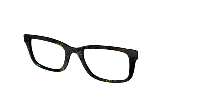 The Black Holographic Scrolls - Angle Top Thumbnail - Pair Eyewear