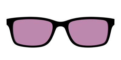 The Black with Pink Racquet Sport Lens - Front Top Thumbnail - Pair Eyewear